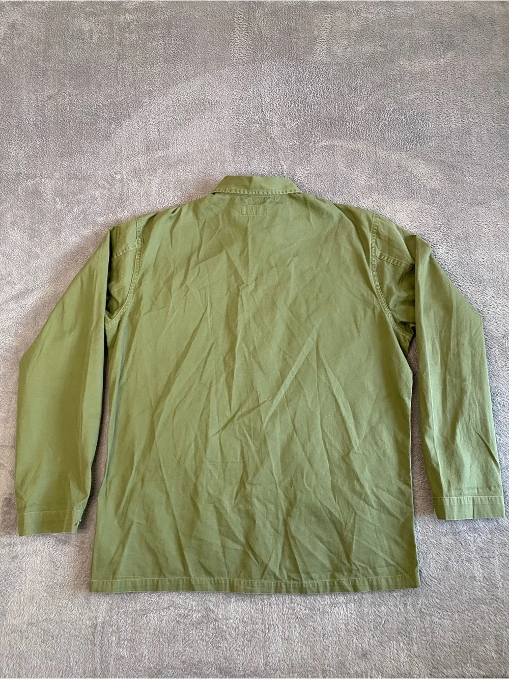 Polo Ralph Lauren Olive Green Cotton Chore Jacket Med Utility Workwear Gorpcore